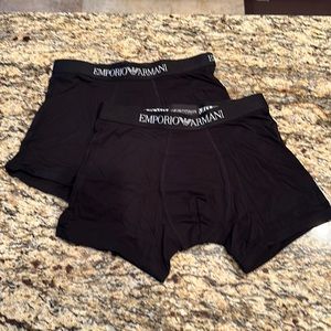 Emporio Armani Men's Pure Cotton Boxer Briefs (Set of 2)